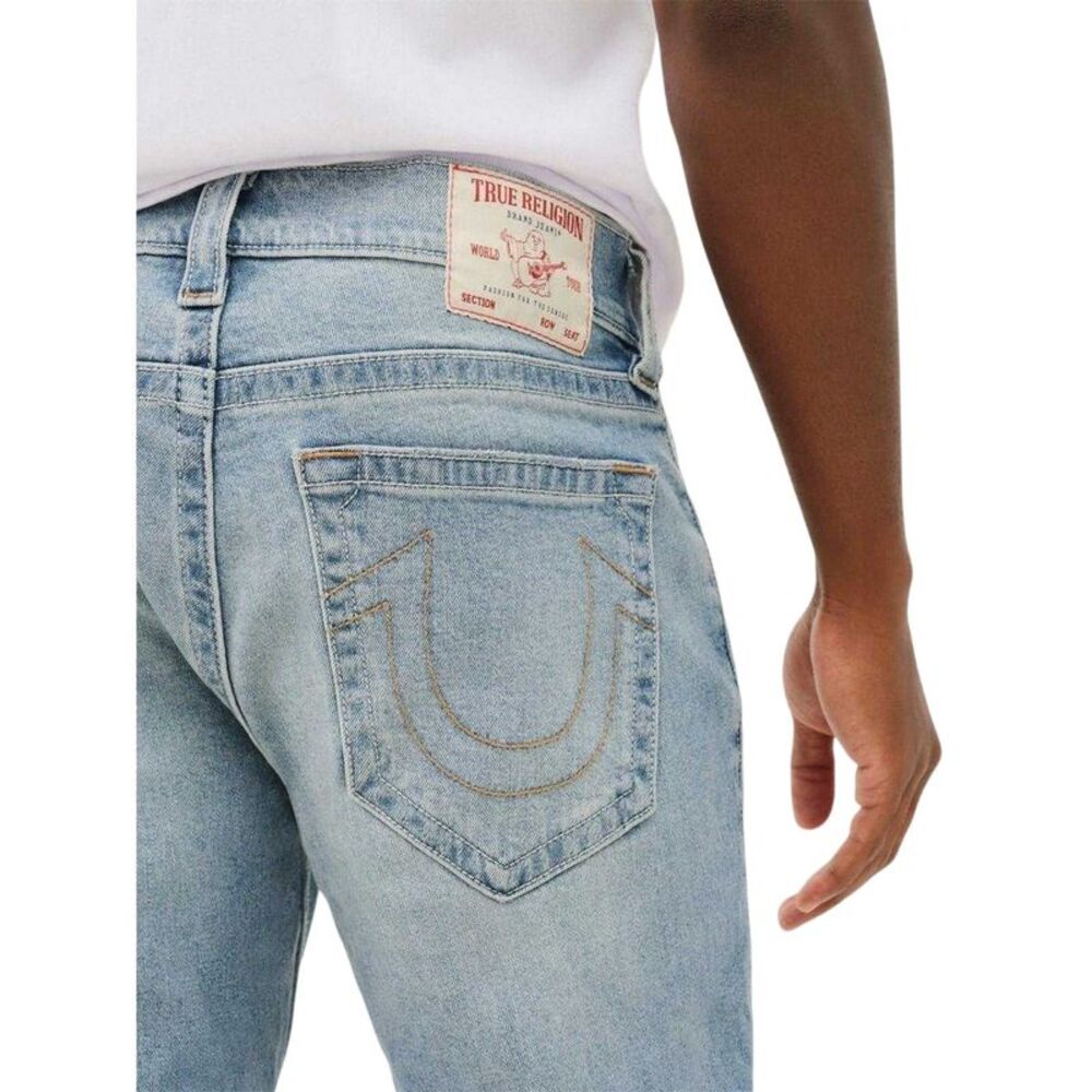 True Religion Mens Denim Skinny Jeans / Washed Blue - Picture 3 of 4